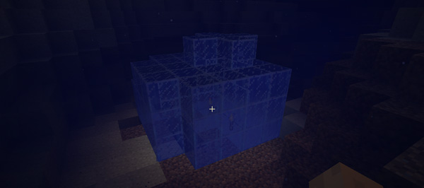 Minecraft cúpula debaixo de água