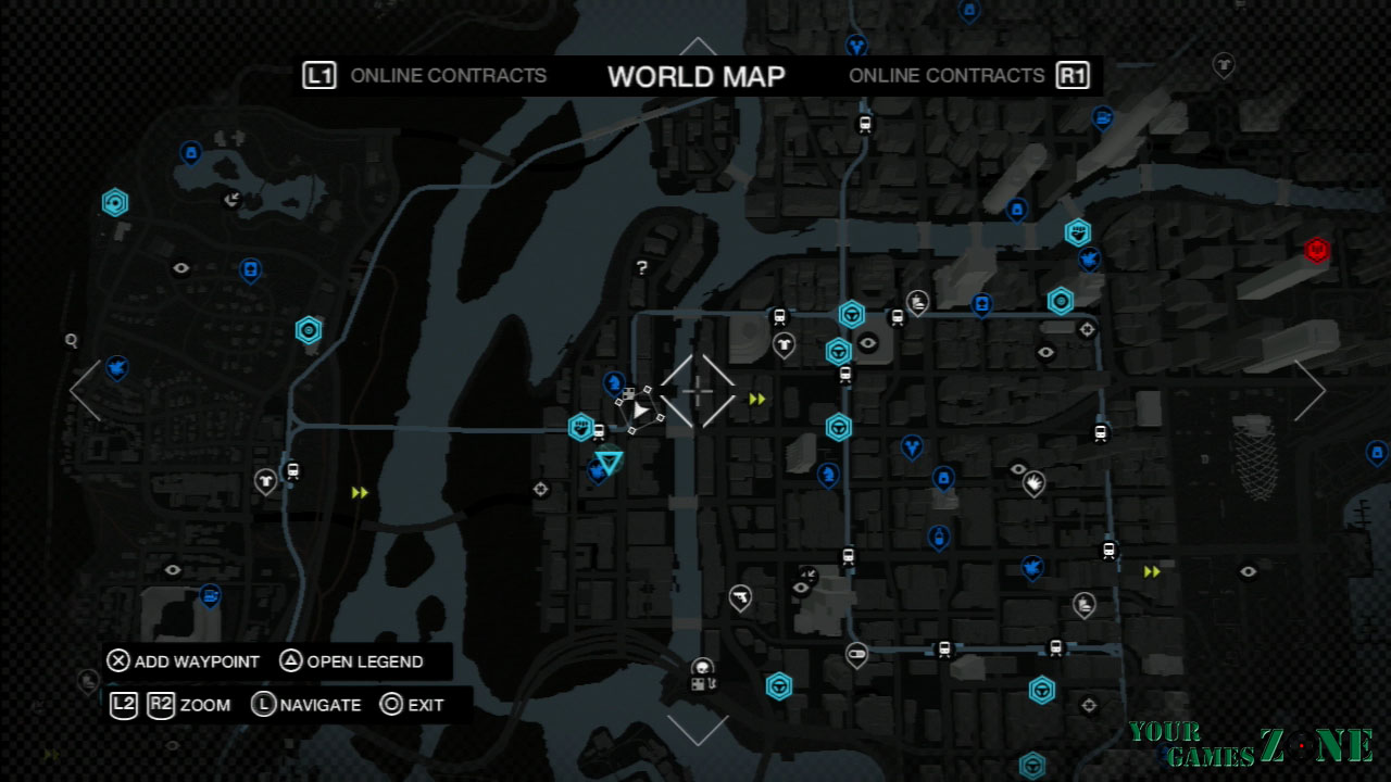 Watch Dogs - Mapa Localização QR Code