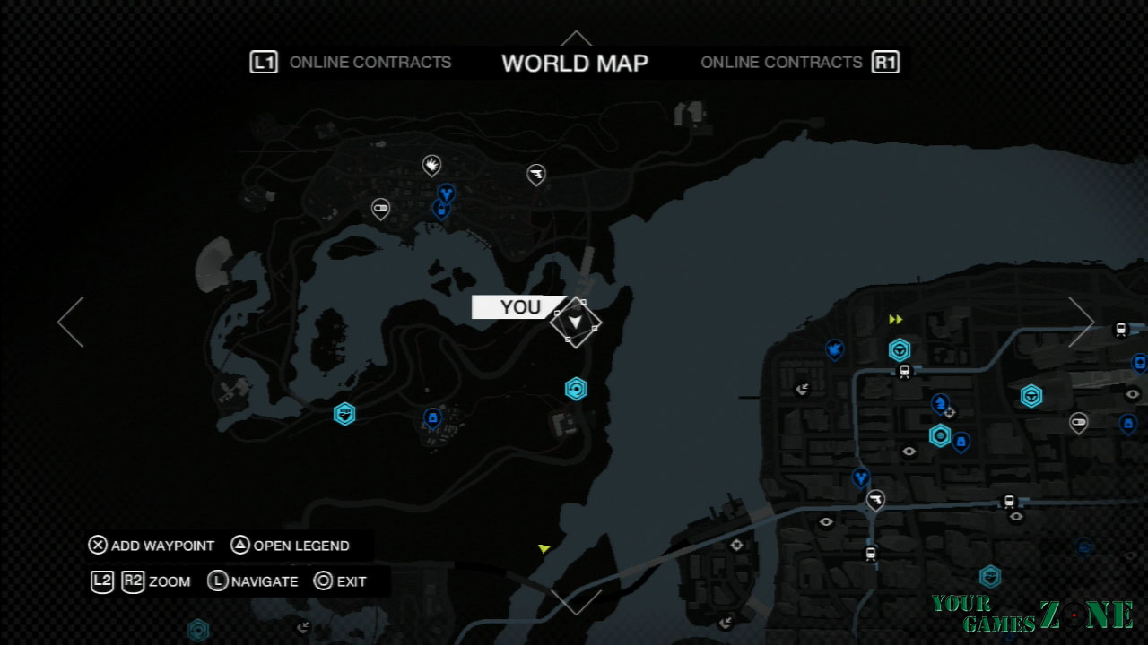 Watch Dogs - Mapa Localização QR Code