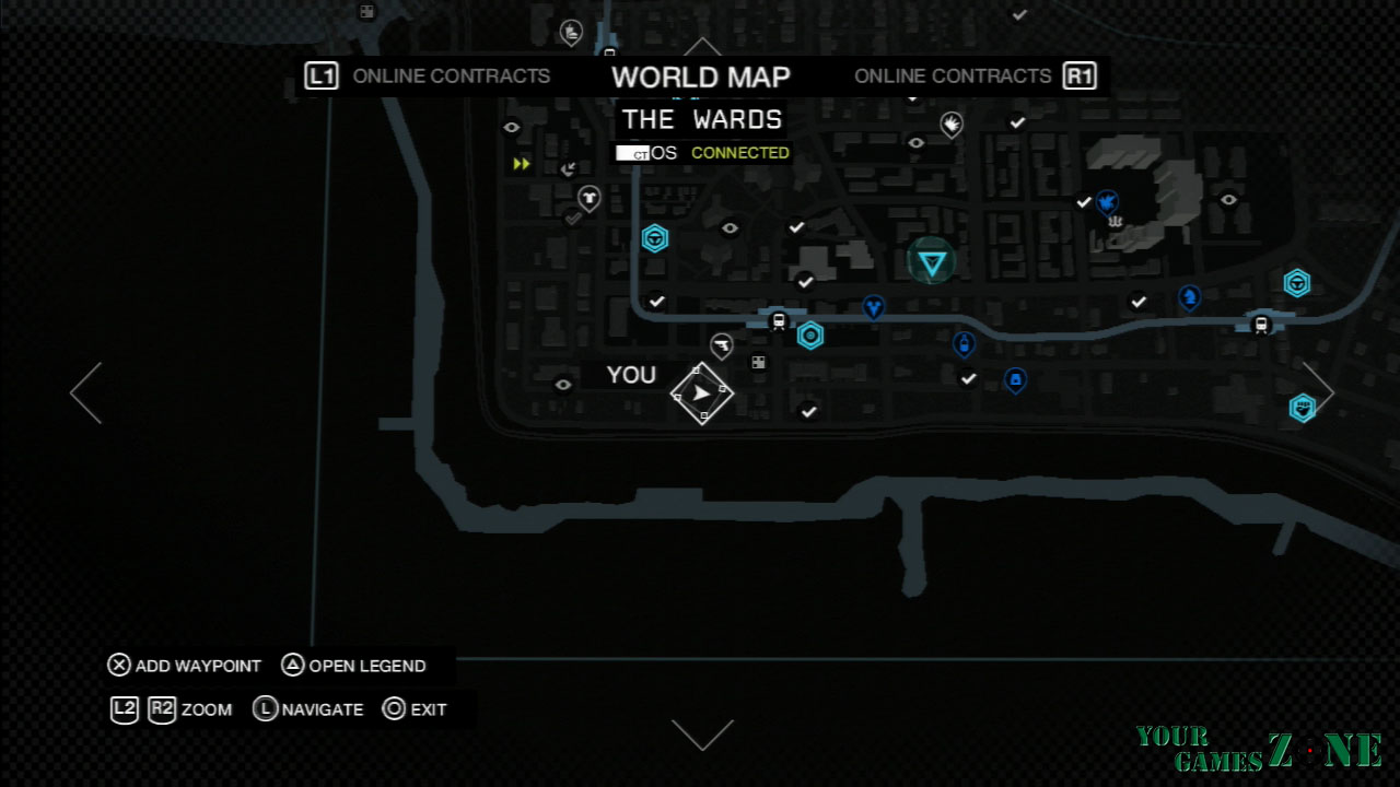 Watch Dogs - Mapa Localização QR Code