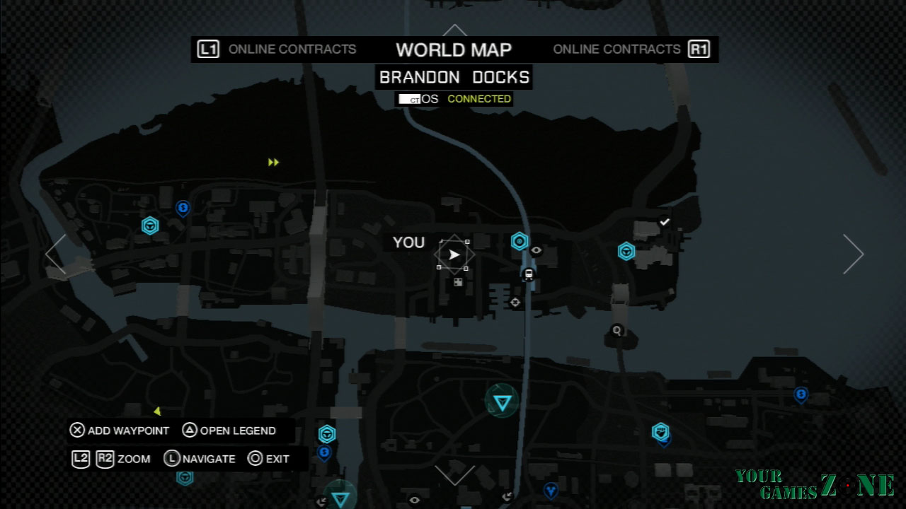 Watch Dogs - Mapa Localização QR Code