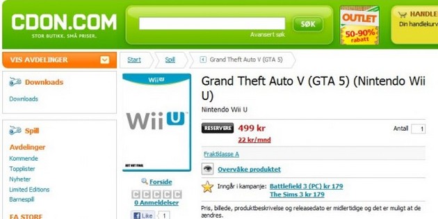 GTA 5 para a Wii