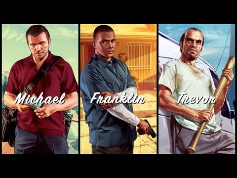 GTA 5: Trailers de Michael, Franklin, Trevor, Revelados
