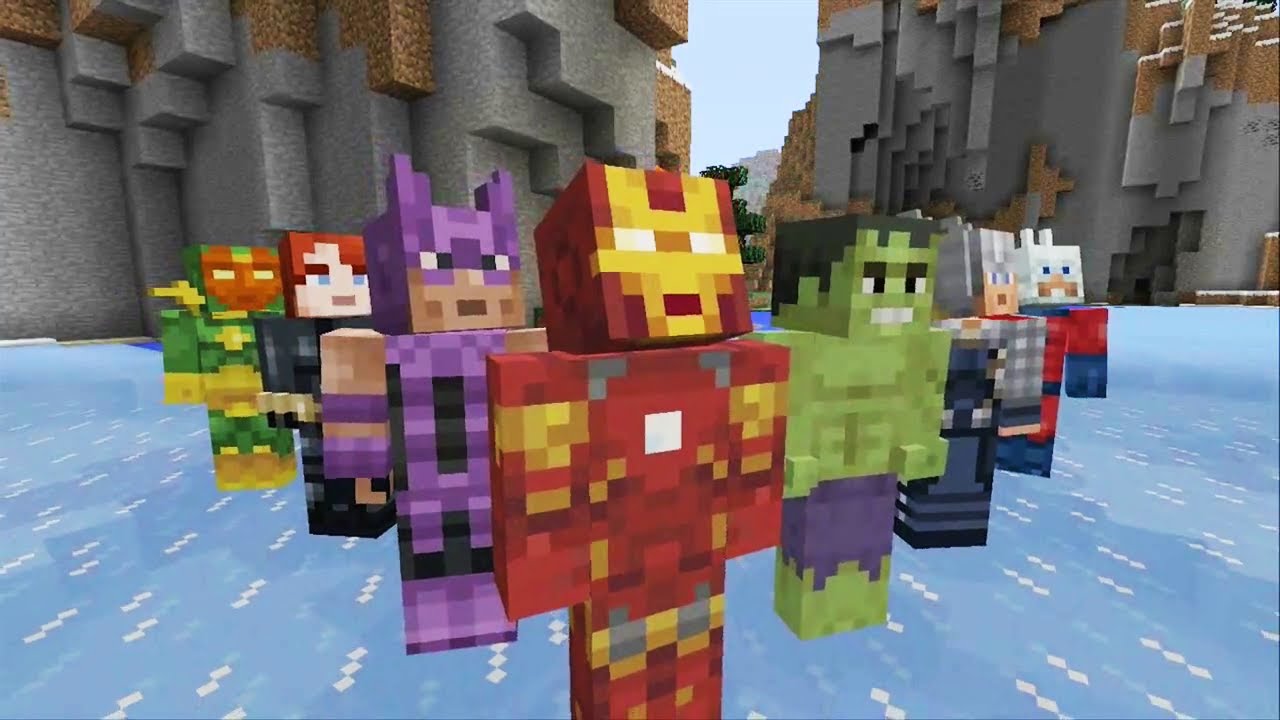 Minecraft: Xbox 360 - Marvel Avengers Skin Pack - Your ... - 1280 x 720 jpeg 100kB