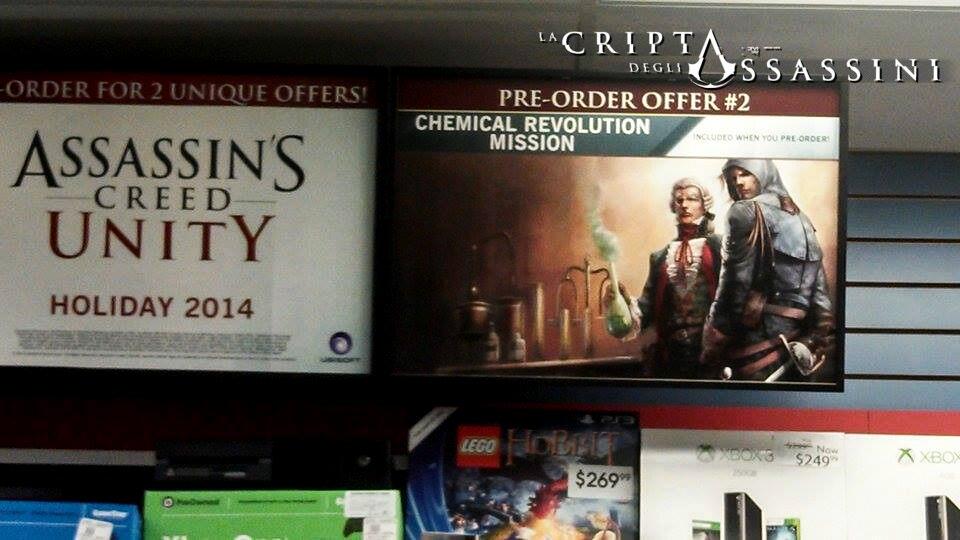 Assassin's Creed Unity bonus pré-reserva