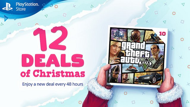 GTA V promoção de natal PS Store