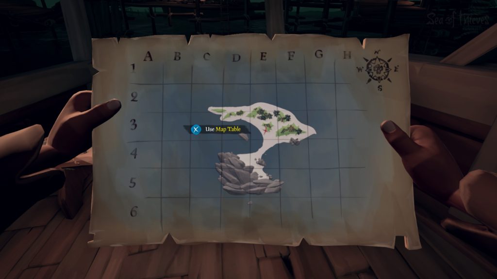 Sea of Thieves Mapa Tesouro