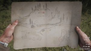 red dead redemption 2 mapa do tesouro
