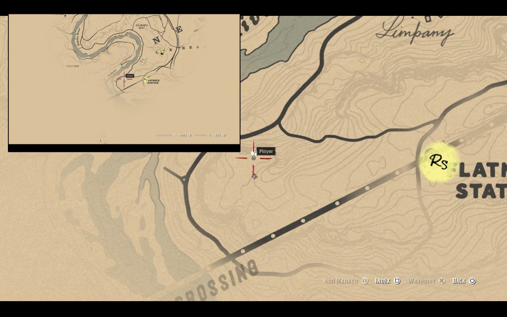 Jack Hall Gang Treasure Map Location Red Dead Redemption 2