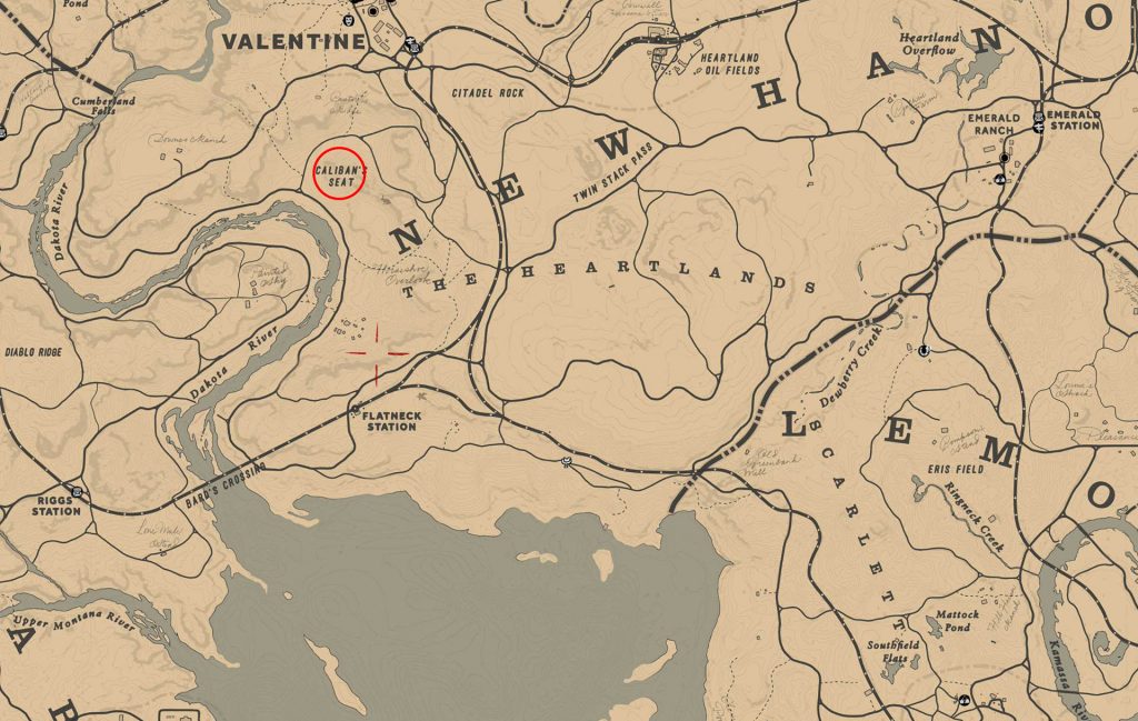 Jack Hall Gang Treasure Map Location Red Dead Redemption 2