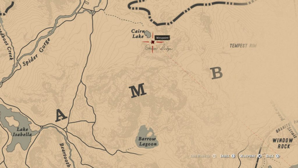 red dead redemption 2 mapa tesouro trilha venenosa