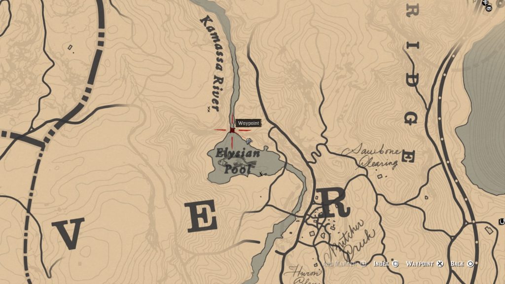 RED DEAD REDEMPTION 2 - MAPA TESOURO ESBOÇADO