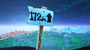 Fortnite Localização 5 marcadores de elevação mais altos - Semana 6