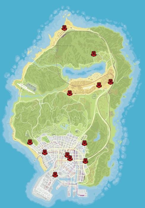 gta online cerberus localizacoes