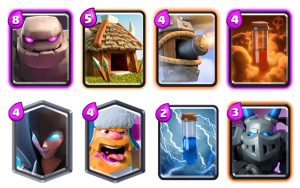 clash royale deck golem