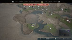 Hogwarts Legacy mapa