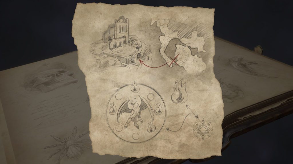 Hogwarts Legacy mapa O Hipogrifo Marca o Local