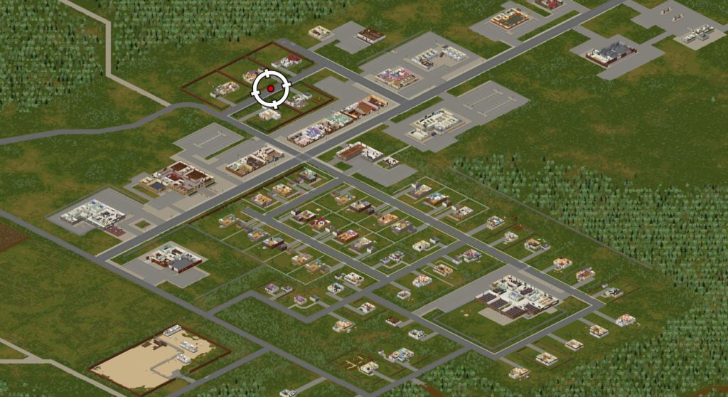 mapa Project Zomboid