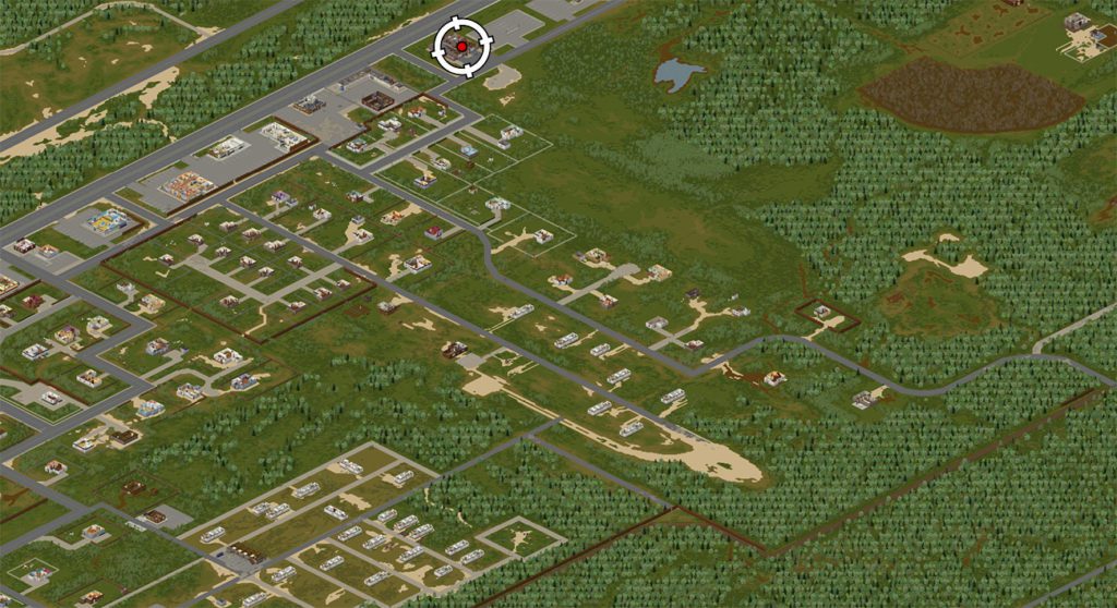 mapa Project Zomboid